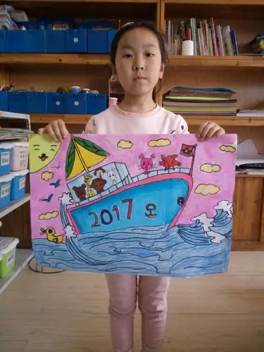 智慧星美术思维绘画提高班设计轮船