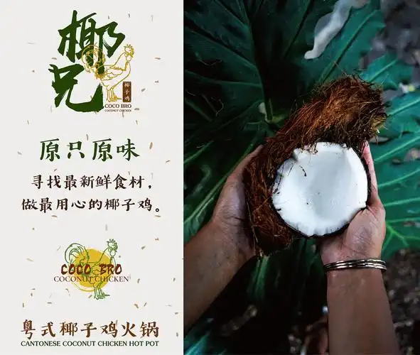 火锅日料海报排版麦坊面包店标签logo椰子鸡作品信息创作时间2018/09