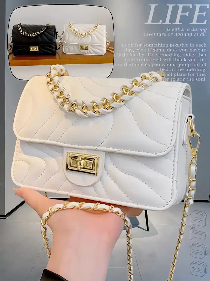 单肩斜挎都可以,包包时尚简约百搭~经典款式设计~高级感满满,日常逛街