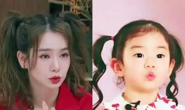 本以为戚薇lucky已经够像了,看到杨紫妈妈后:这是双胞胎吗?