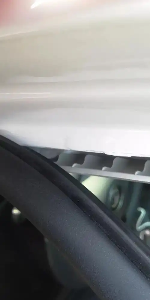 大众途观l左a柱切割案例看看激光焊接工艺的门柱如何进行切割修复