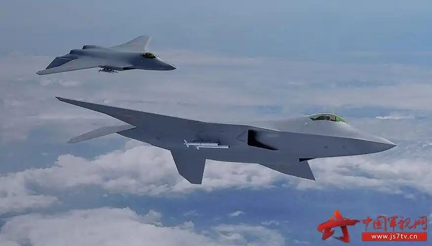 组图网友设计中国第六代隐身战机效果图