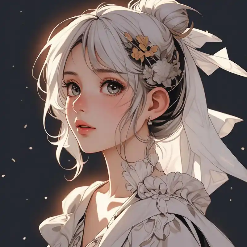 仙气可爱动漫女生头像93