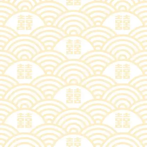 新中式中国复古风格墙纸仿古典书法字画背景酒店饭店餐厅囍字壁纸