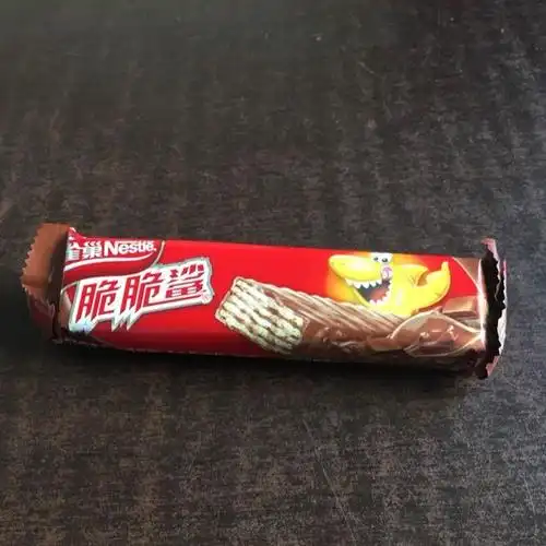 雀巢nestle脆脆鲨威化饼干巧克力口味640g盒装