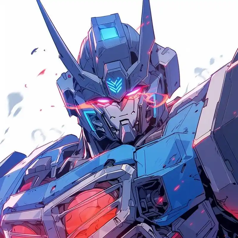 每日制作一款新头像--擎天柱 今天重温了下变形金刚,就试水做了套