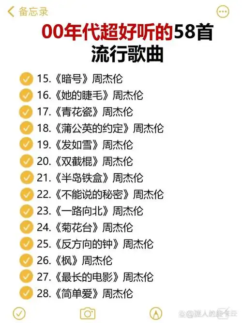 00年代超好听的58首流行歌曲🔥 1.《晴天》周杰伦 2.