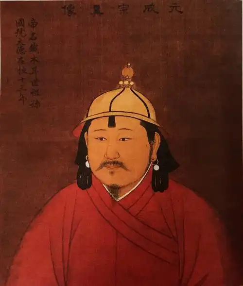 传统美术之元朝皇帝画像,元朝皇帝长得好看不好看?整理素材学习