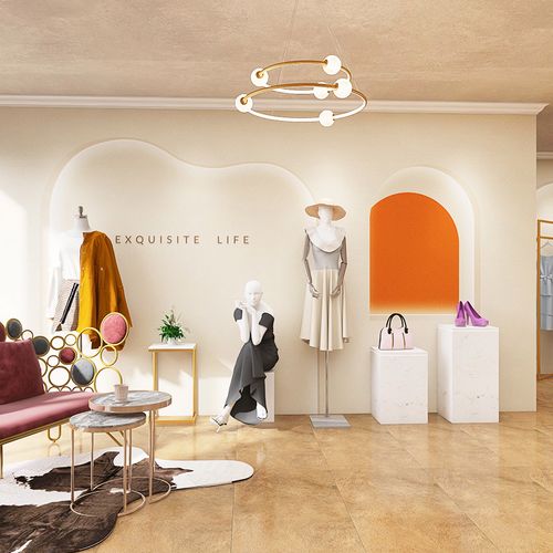 简约ins风拱门服装店直播间墙纸美容院spa背景墙装修壁纸轻奢卧室