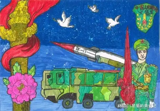 笔墨传情·致敬火箭军 ③ 长大我要成为你|绘画|书法作品_网易订阅