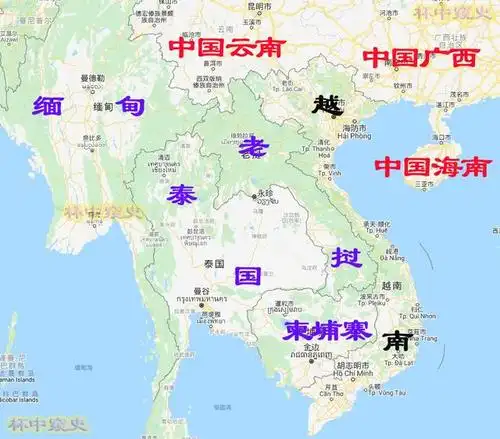 图-越南在地图中的位置