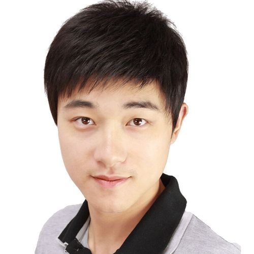 假发男短发真人发丝男士中老年平头寸头假发套韩版帅气假发
