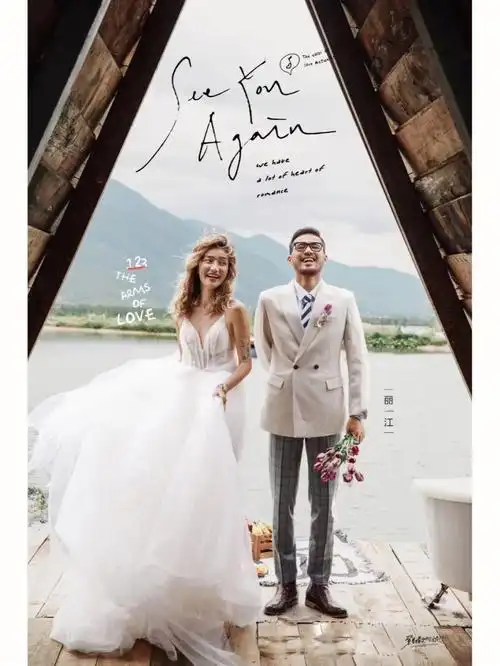 掉进油画里的法式复古婚纱照郑州摄影团购