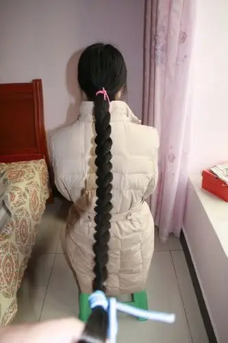 超长发编成各种发型