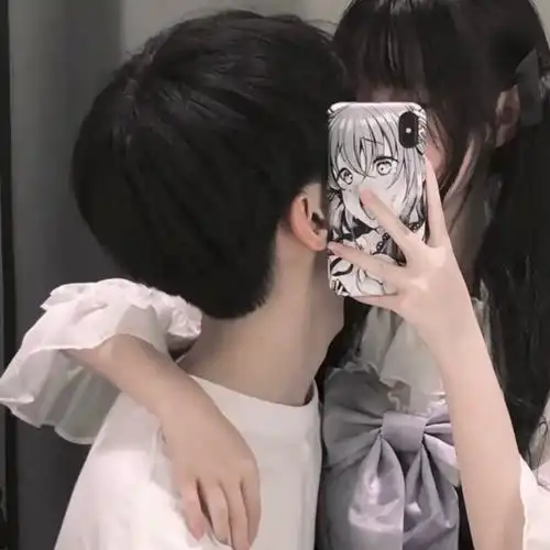 情侣头像超甜氛围感的真人情头ins精选