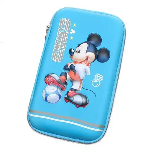 热卖新款笔袋创意卡通动漫文具盒学生3d大容量防水铅笔盒发