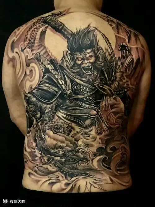 斗战胜佛_纹身图案手稿图片_何红梁的纹身作品集
