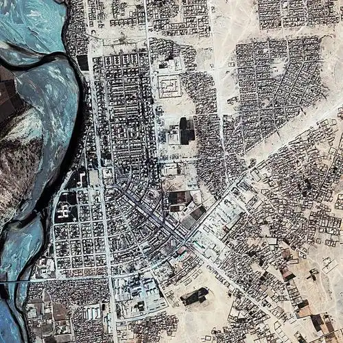 拉什卡尔加,阿富汗,卫星图,赫尔曼德,省,公里,西部,坎大哈,图像,十一