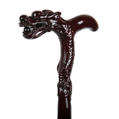 拐杖老人实木龙头防滑三脚手杖拐棍老年人四脚登山杖