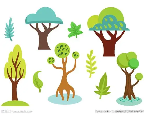 创意树图案图片