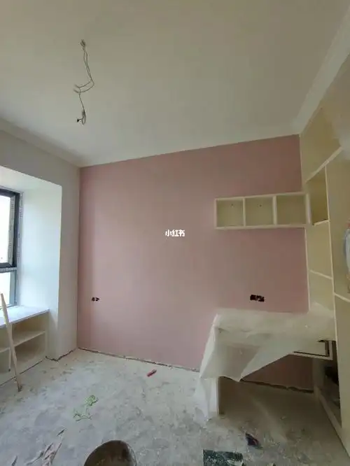 次卧乳胶漆蔷薇粉,绝对不会翻车的颜色