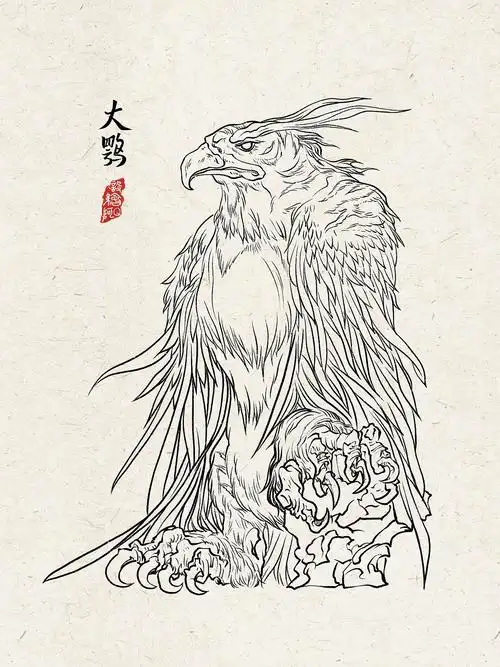 山海经之异兽线描【19.12-20.01】