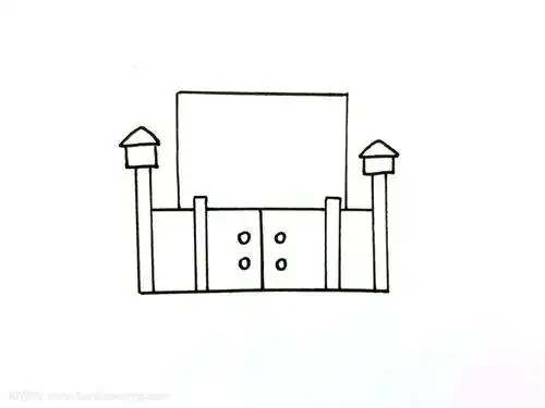 如何画防盗门门拱简笔画门窗简笔画新年房子简笔画小区名称简笔画