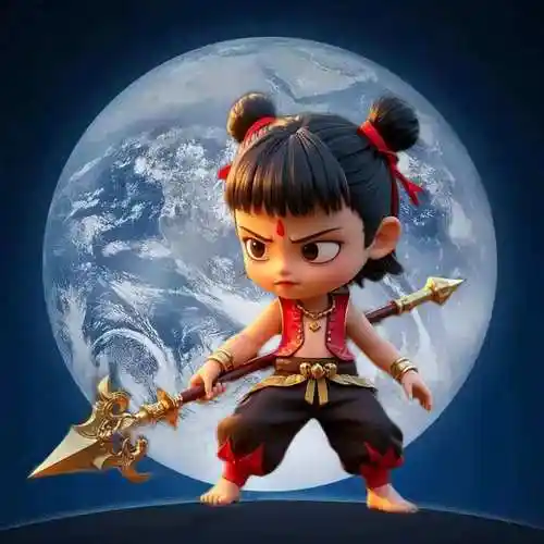 好运哪吒姓氏头像,2025与哪吒一起,一飞冲天