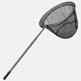 捕鱼渔具户外配件网钓鱼鱼具加厚捞鱼手柄收缩网兜捕捞钓鱼网加厚