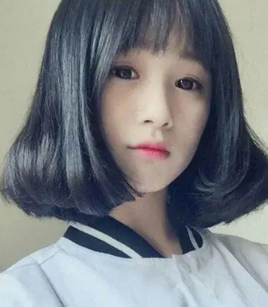 中长发内扣发型图片学生长发内扣发型图片2