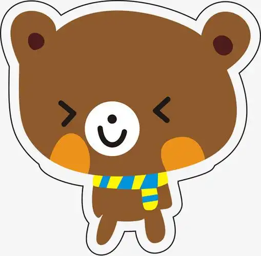 卡通小熊素材