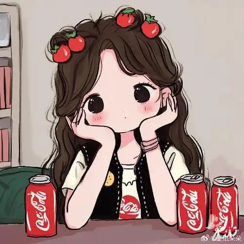 巴多按肥皂汽水女生头像