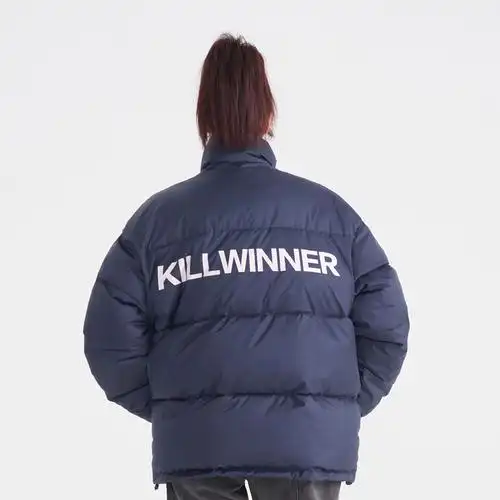 killwinner2022白鸭绒鸭绒基础logo羽绒服诺亚方舟保暖加厚羽绒服