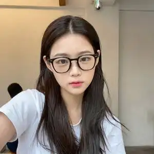 眼镜框方脸圆脸近视图片