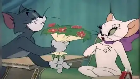猫和老鼠杰瑞真可怜,被汤姆当成礼物送给小姐姐,哈哈