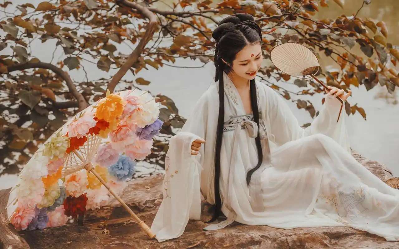 古装绝色美女养眼写真图片桌面壁纸