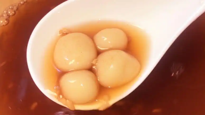 红糖糯米丸子米酒冰汤圆夏天必备清凉解渴可以做冰糖水冰雪糕