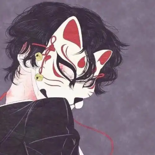 情侣头像卡通动漫面具