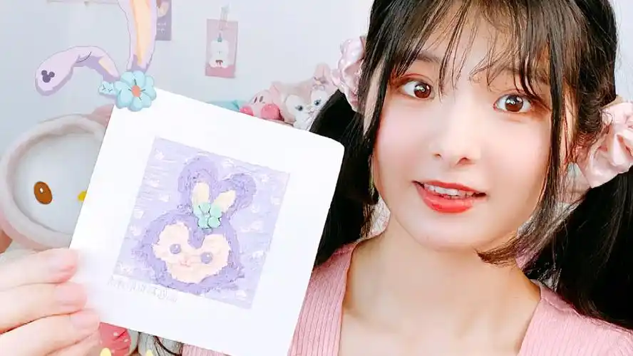 我想了个办法自制油画棒～画个星黛露吧#油画棒 #画画_哔哩哔哩_bili