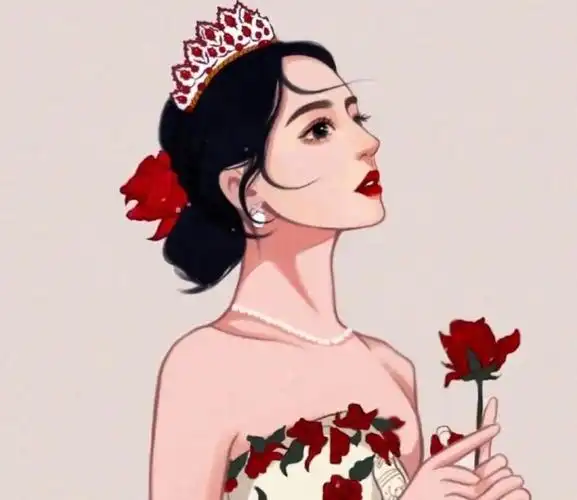 迪丽热巴动漫头像,不喜勿喷