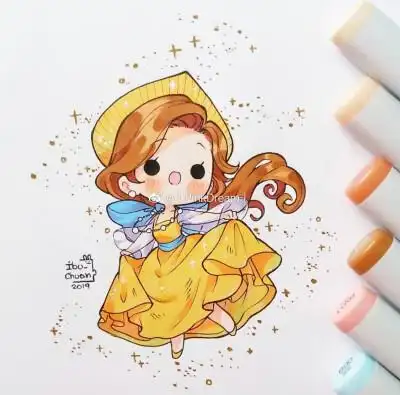 q版马克笔少女.