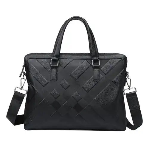 小ck正品男士手提包真皮男包商务头层牛皮单肩斜挎包休闲公文包男