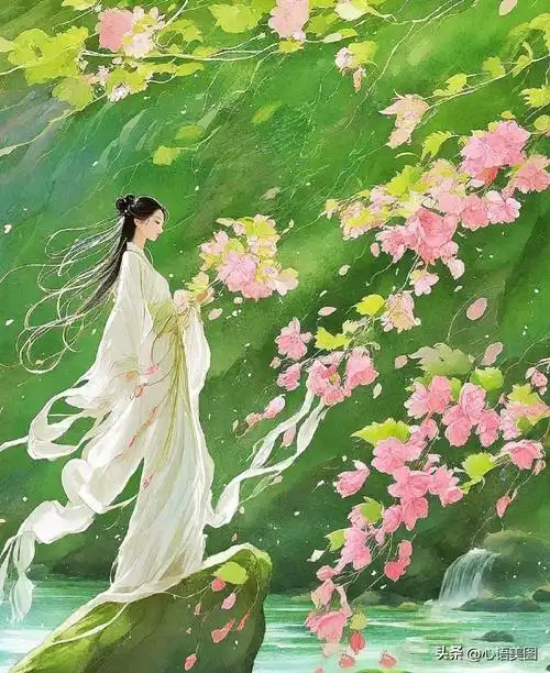 唯美古风图片句子文案:愿你拥有星辰大海,也乐于柴米油盐