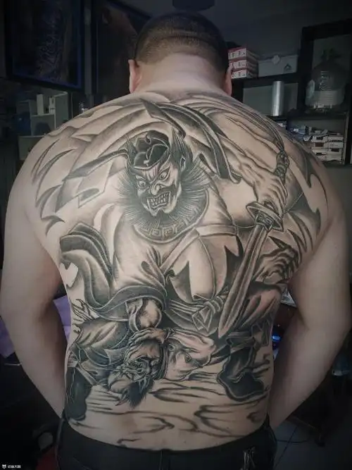 钟馗_纹身图案手稿图片_糖风的纹身作品集