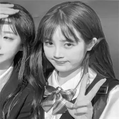 闺蜜头像黑白氛围