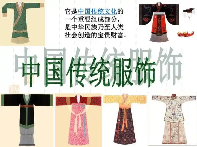 免费文档 所有分类 高中教育 政史地 高一政史地 中国传统服饰文化ppt