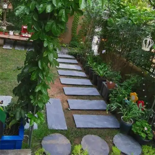 可能比较大一些,其中的一个角落用来开辟花园,能够改善农村院子的环境