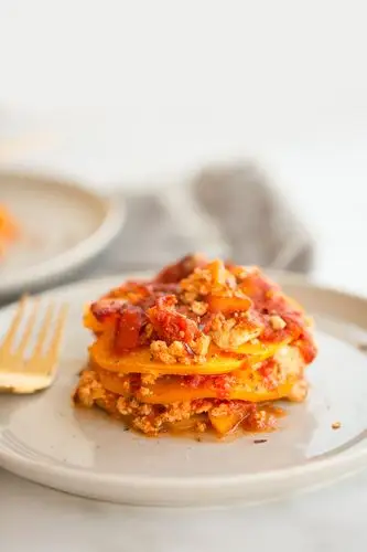 butternut squash vegan tofu lasagna