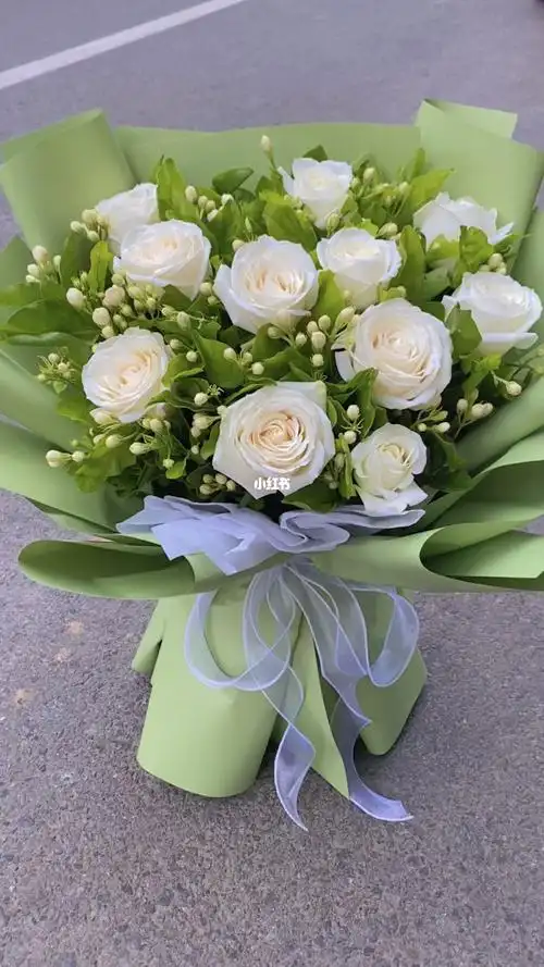 记得要给喜欢的人送一束茉莉花