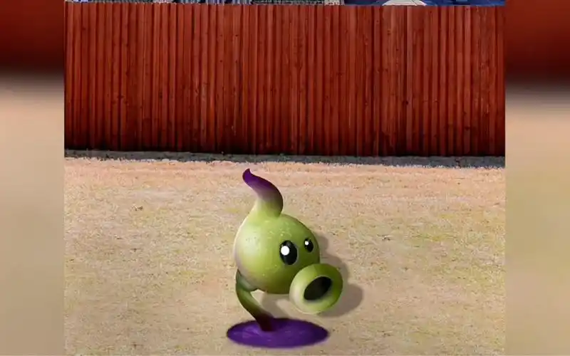 还原植物大战僵尸里面的暗影豌豆